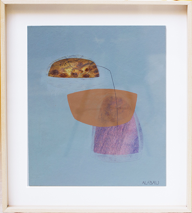 CA:18 - CRISTINA ALABAU - 23,5 x 28 cm. - framed 30,5 X 34 cm.