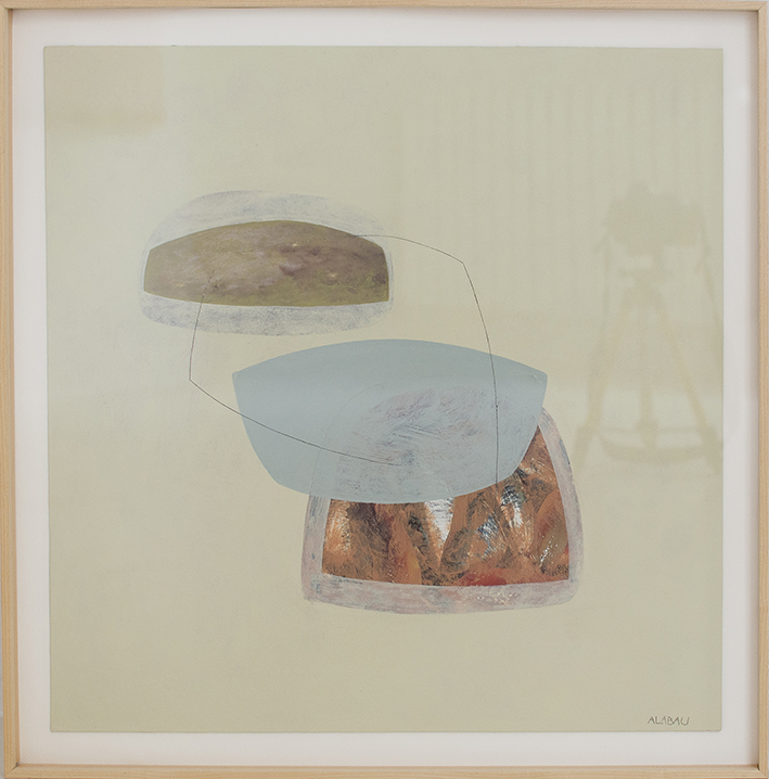 CA:23 - CRISTINA ALABAU - 52 x 52 cm. - framed 59 x 59 cm.