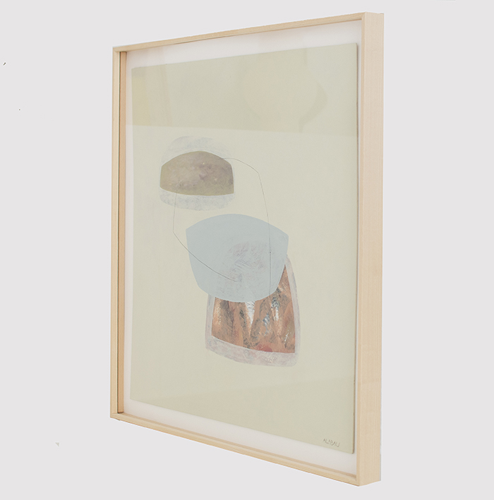 CA:23 - CRISTINA ALABAU - 52 x 52 cm. - framed 59 x 59 cm.