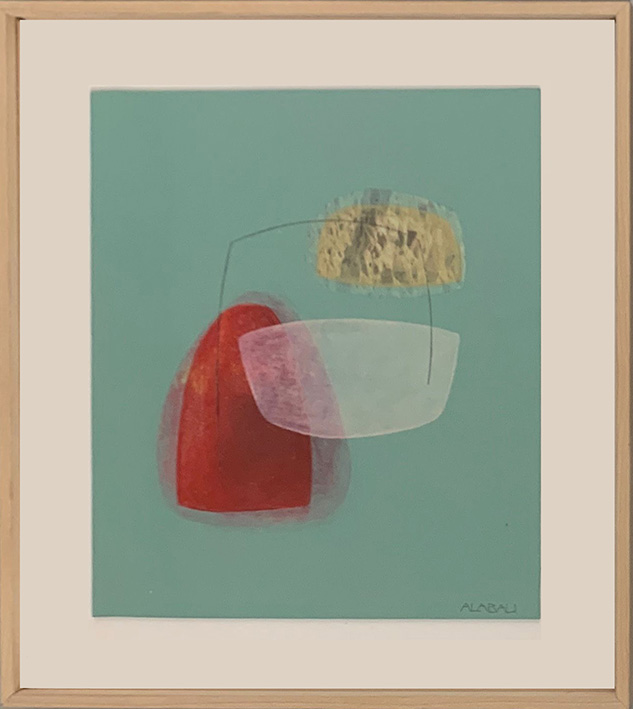 CA:24 – CRISTINA ALABAU – 52 x 52 cm. – framed 26 x 22 cm.