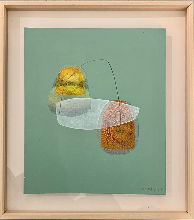 CA:27 – CRISTINA ALABAU – 52 x 52 cm. – framed 26 x 22 cm.